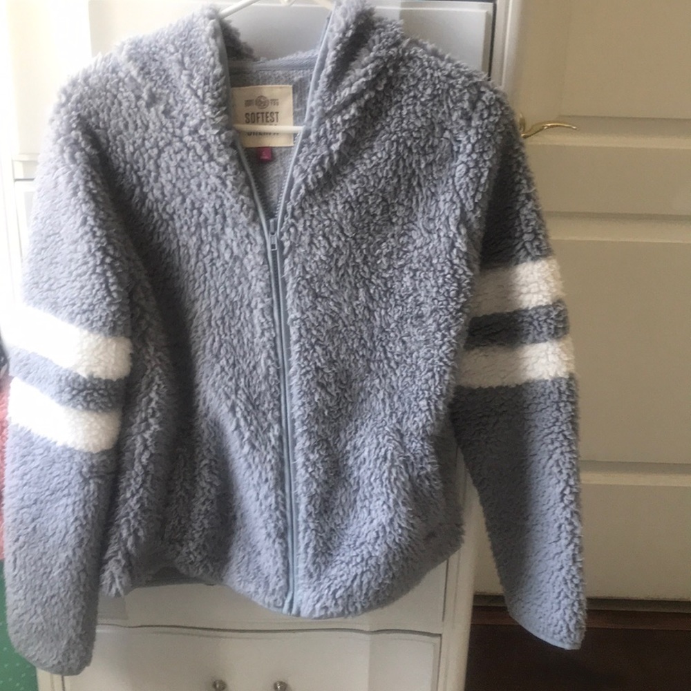🤍SHERPA ZIP-UP HOODIE🤍